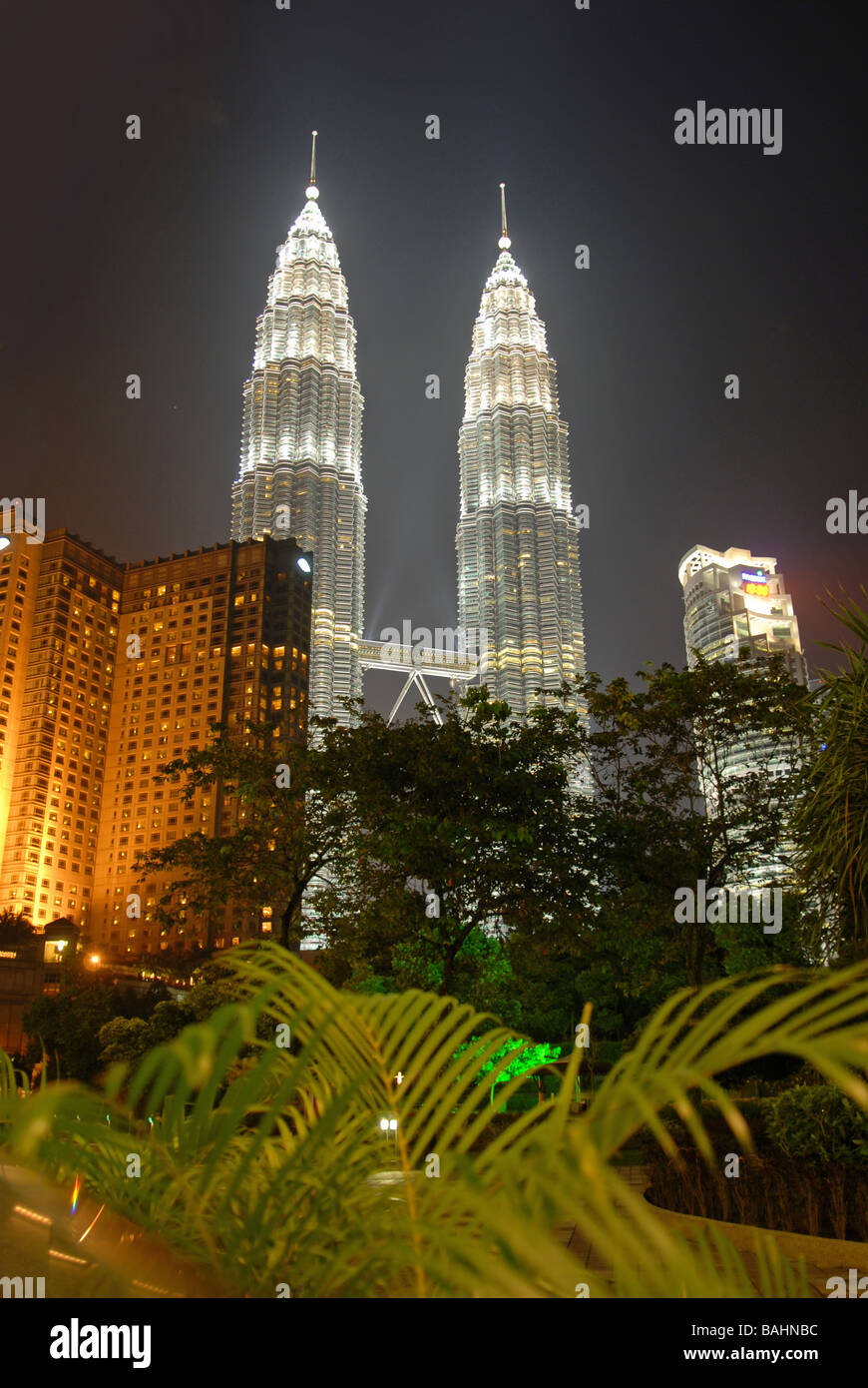 Petronas Towers in Kuala Lumpur, Malaysia Stockfoto