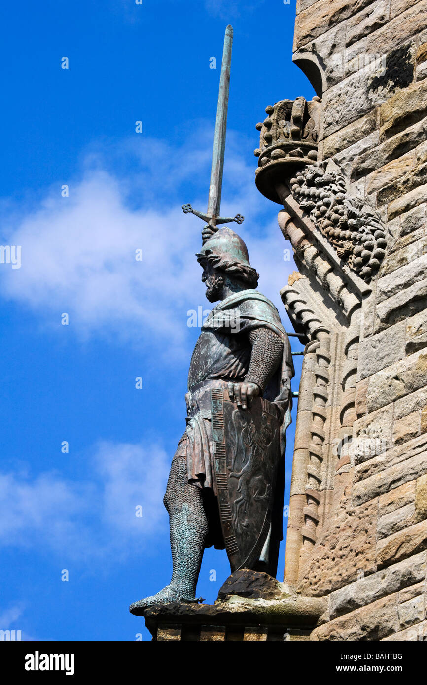 William Wallace Statue, National Wallace Monument, Stadt Stirling, Schottland. Stockfoto