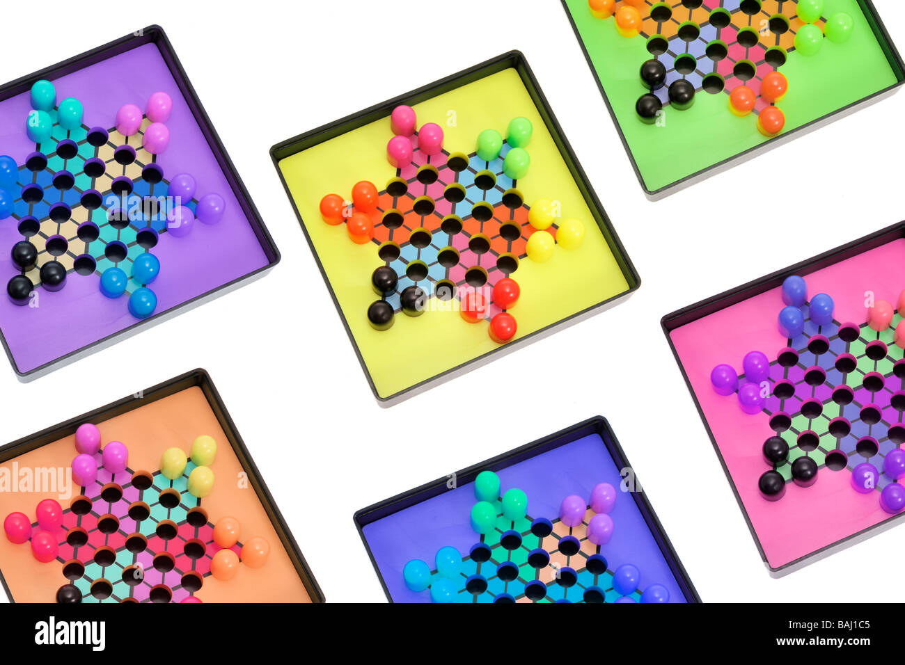 Chinese Checkers Stockfoto