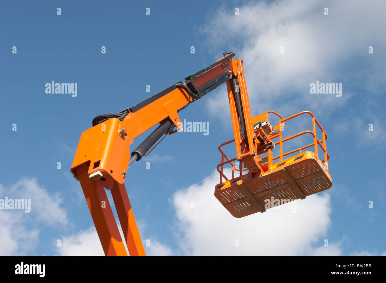 Hubarbeitsbühne-Plattform Stockfoto