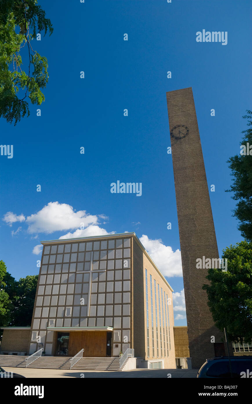 Ersten Christian Church von Architekten Eliel Saarinen 1942 gebaut. Stockfoto