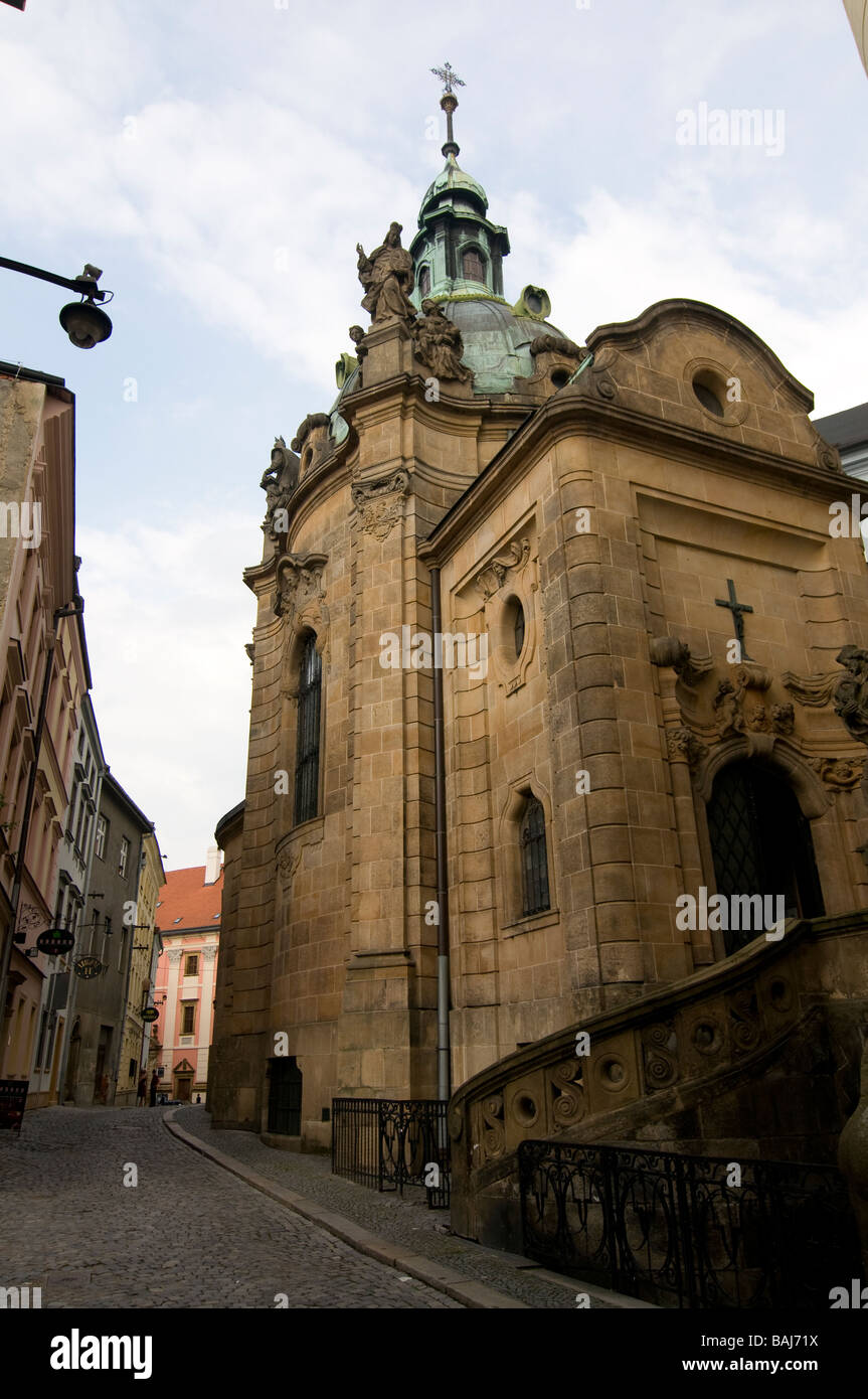 Kleine Kirche in Olomouc Unesco Welt Kulturerbe Anblick Tschechien Stockfoto