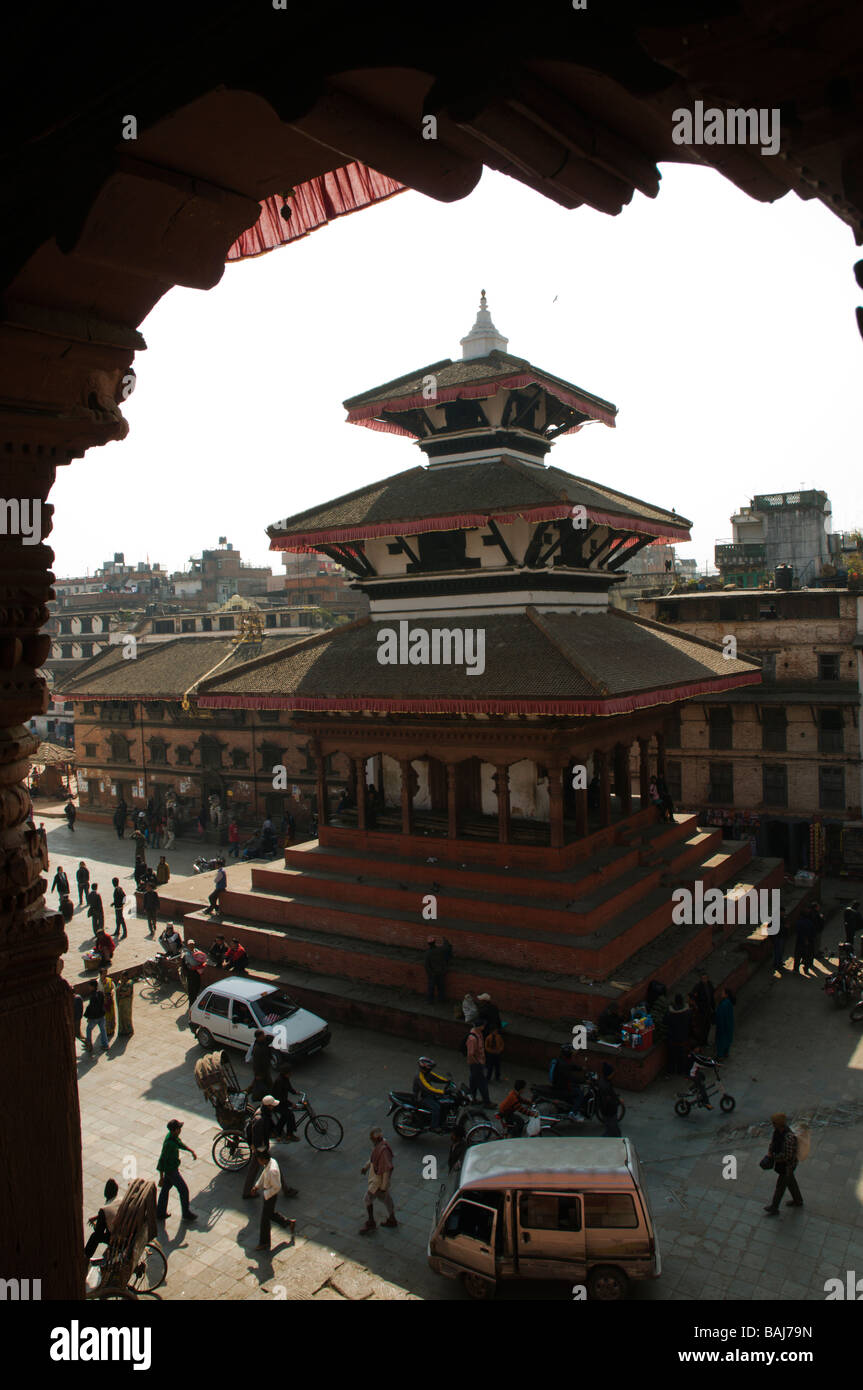 Kathmandu Durbar Sq, Nepal Stockfoto