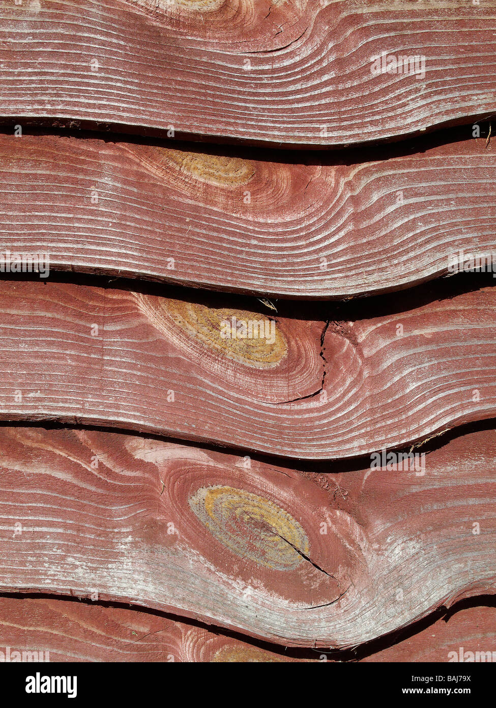 Abstrakte Muster auf Holzzaun 15 - Radley Dorf Oxfordshire.jpg Stockfoto