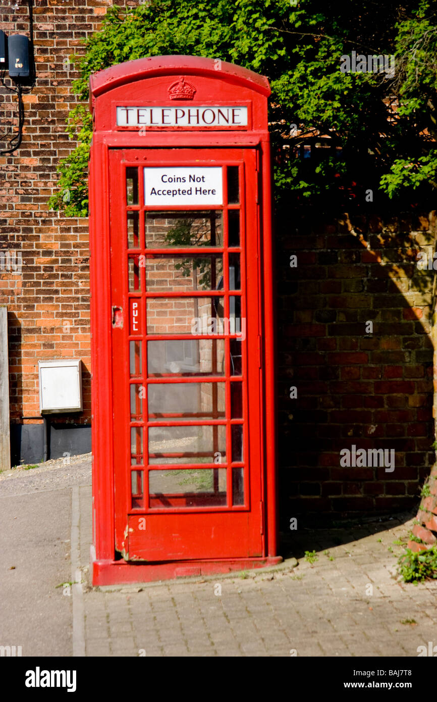 Öffentliche Telefonzelle UK Stockfoto