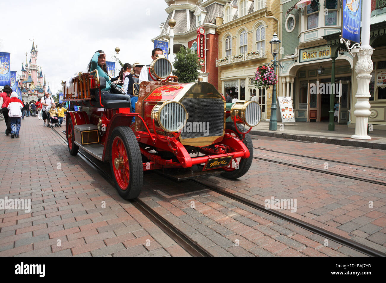 Frankreich-Paris-Disneyland-Vergnügungspark Stockfoto