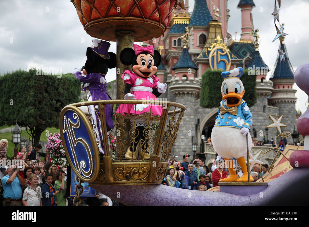 Frankreich-Paris-Disneyland-Vergnügungspark Stockfoto