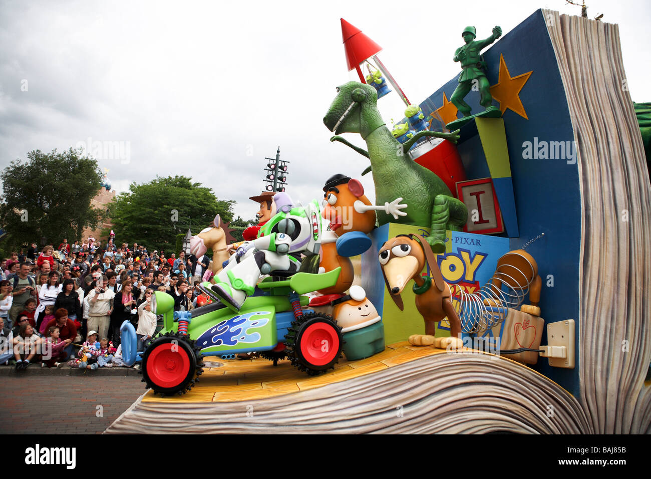 Frankreich-Paris-Disneyland-Vergnügungspark Toy Story Stockfoto