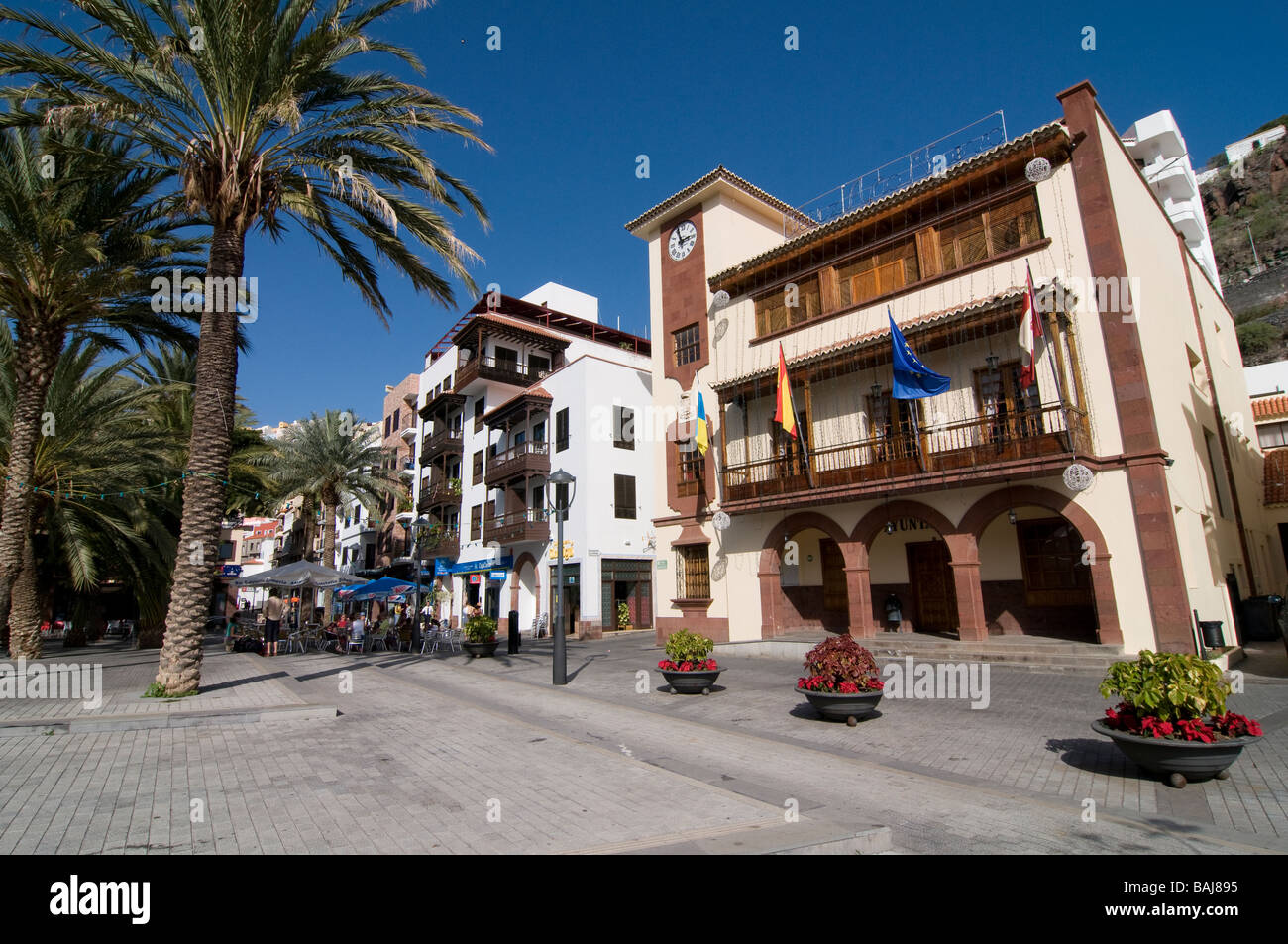 Die Hauptstadt von La Gomera San Sebastian La Gomera Kanarische Inseln Spanien Stockfoto