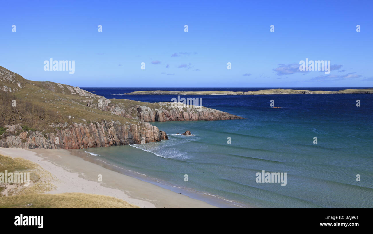 Caerbeinh, Traigh keine Uamhag Strand, in der Nähe von Durness Sutherland Highland Nordwestregion Stockfoto