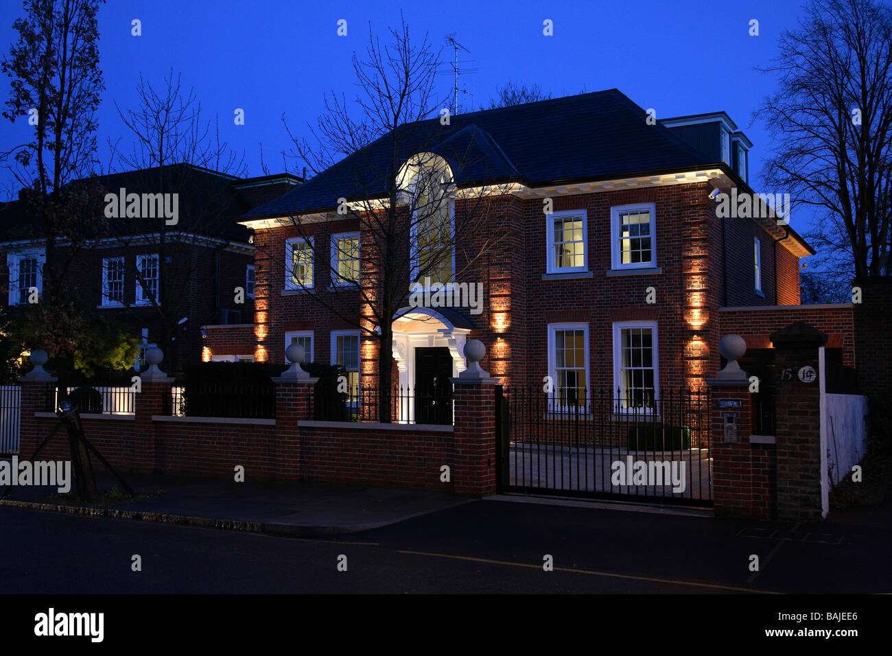 Privathaus, London, Vereinigtes Königreich, James Lambert Architekten, Privathaus extrem High-End-Wohn Neubau in St. Stockfoto
