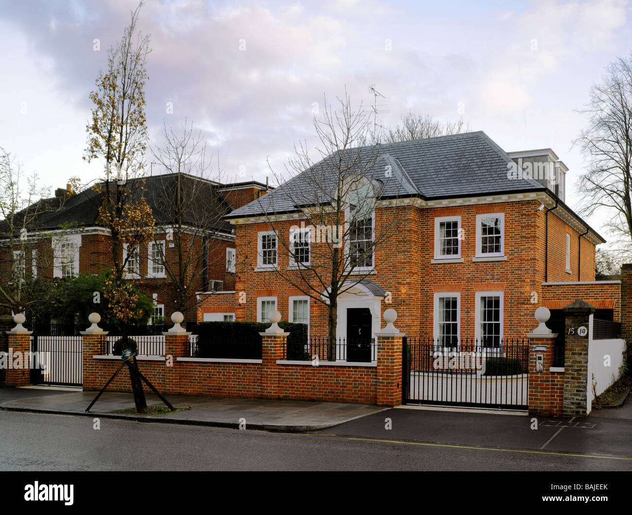 Privathaus, London, Vereinigtes Königreich, James Lambert Architekten, Privathaus extrem High-End-Wohn Neubau in St. Stockfoto