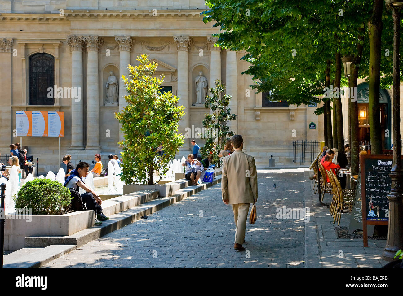 Frankreich, Paris, Quartier Latin, Place De La Sorbonne Stockfoto