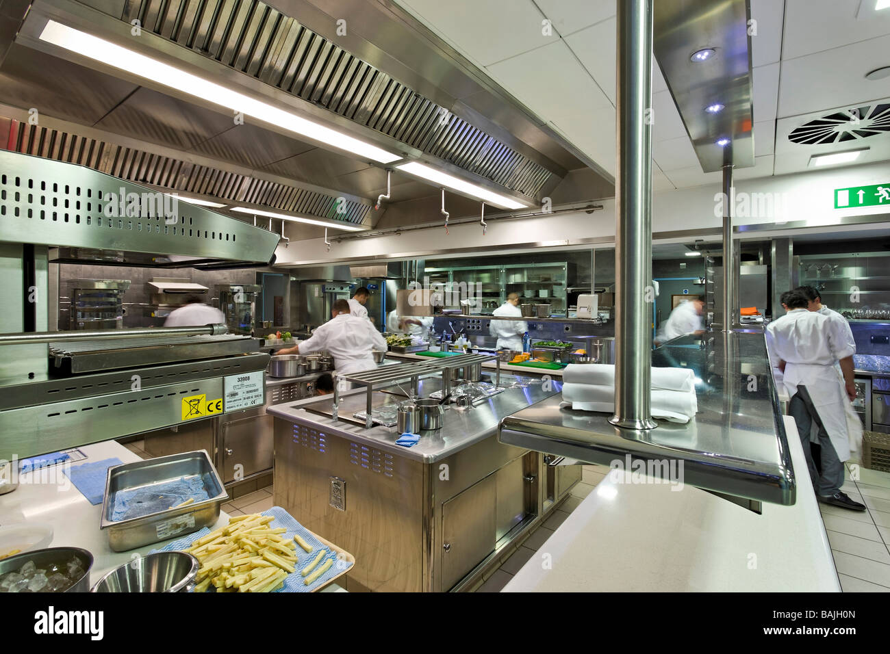 ALAIN DUCASSE RESTAURANT, LONDON, UK, PATRICK JOUIN ARCHITEKTEN, 2007 Stockfoto