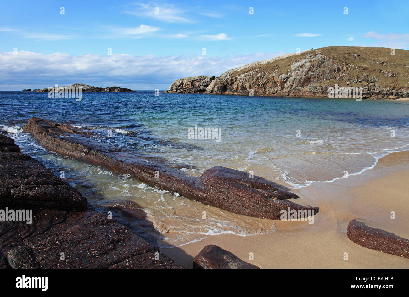 Sheigra Strand nr Kinlochbervie, Sutherland, Schottland Stockfoto