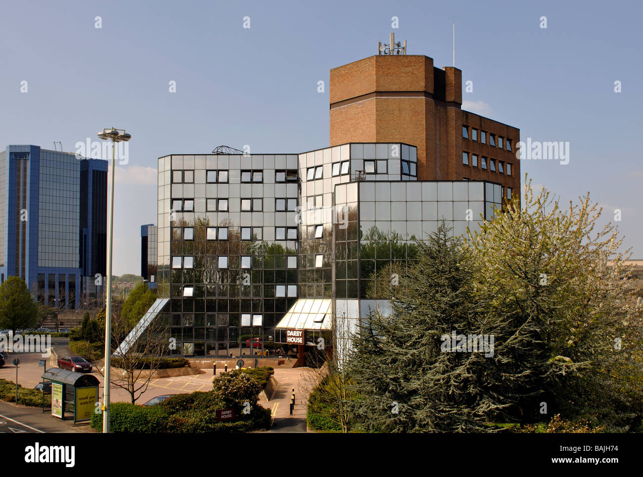 Telford und Wrekin Rat Büros, Darby House, Telford, Shropshire, England, UK Stockfoto