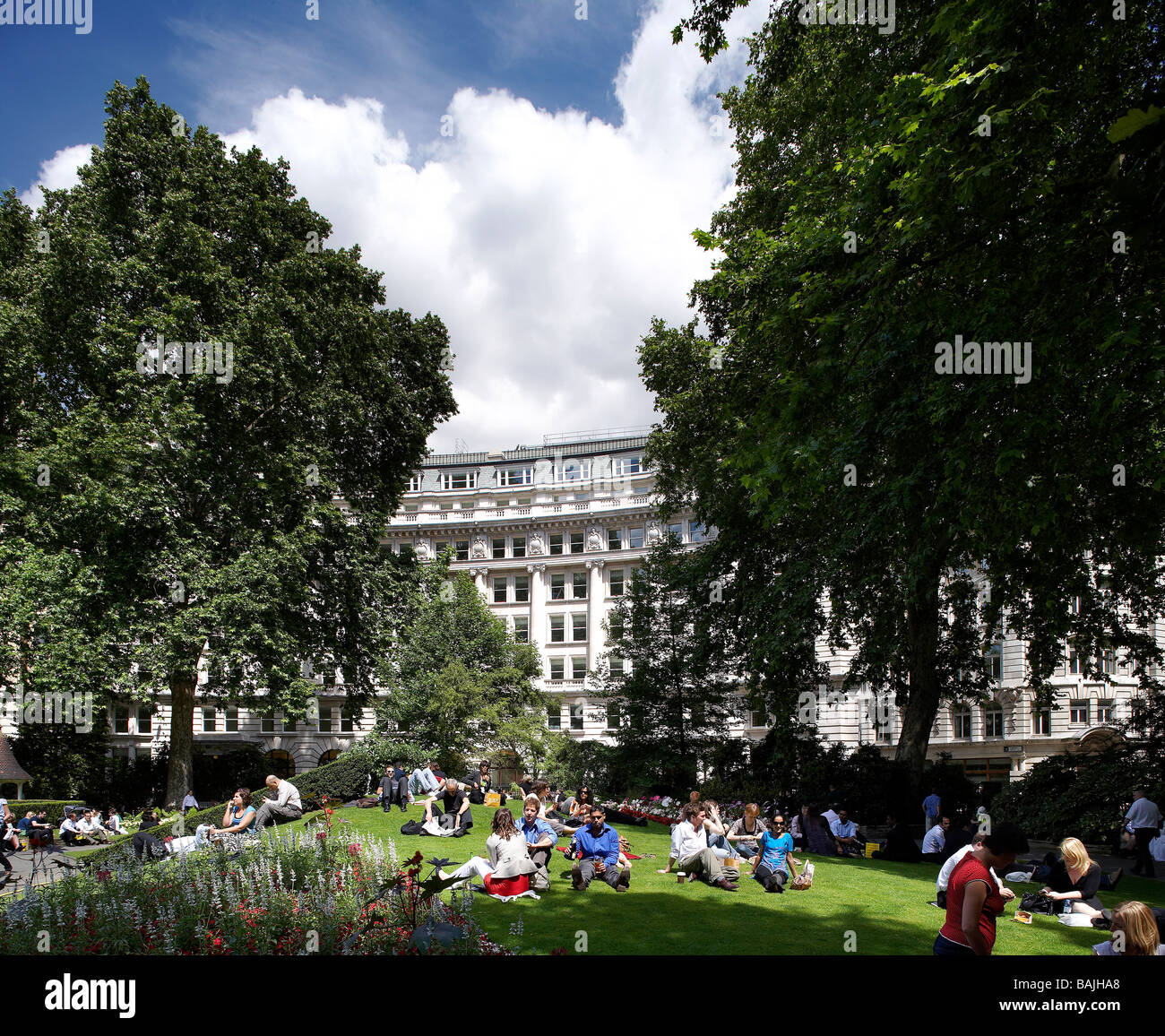 16. - 18. FINSBURY CIRCUS, JOHN ROBERTSON ARCHITECTS, LONDON, VEREINIGTES KÖNIGREICH Stockfoto