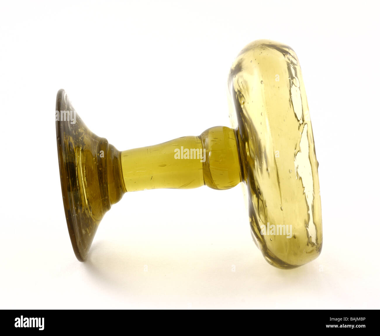 Mundgeblasene Glasschale Stockfoto