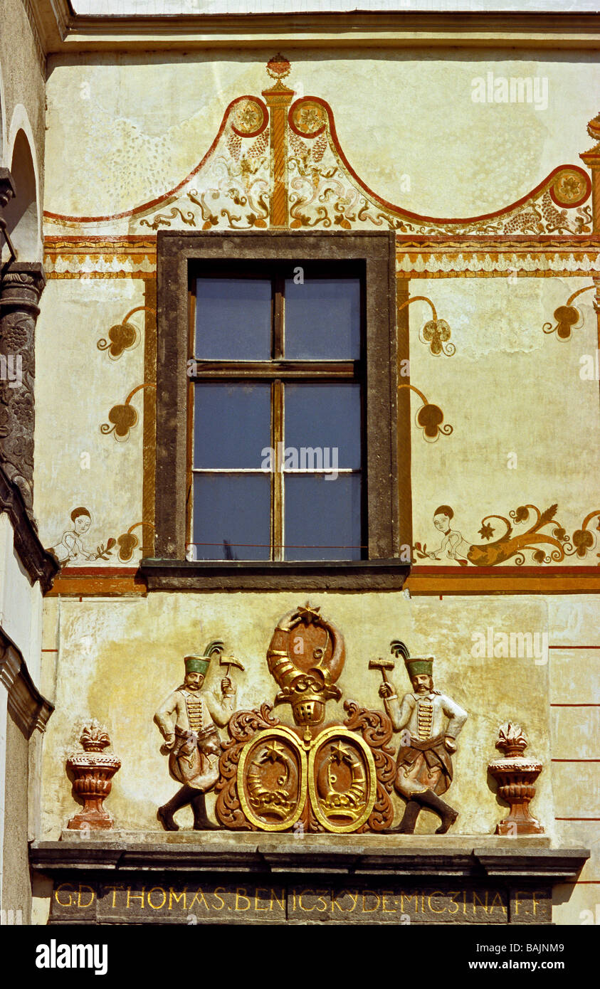 Banska Stiavnica, Slowakei Altstadt von der UNESCO als Welterbe gelistet Stockfoto