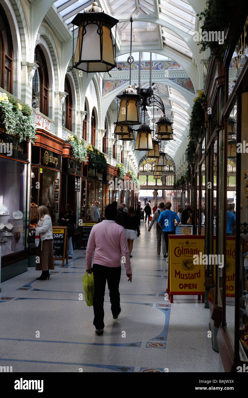 Die Royal Arcade, Norwich, England Stockfoto