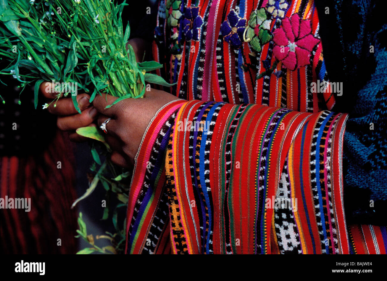 Guatemala, Quiche-Abteilung, Chichicastenango, Sonntagsmarkt Stockfoto
