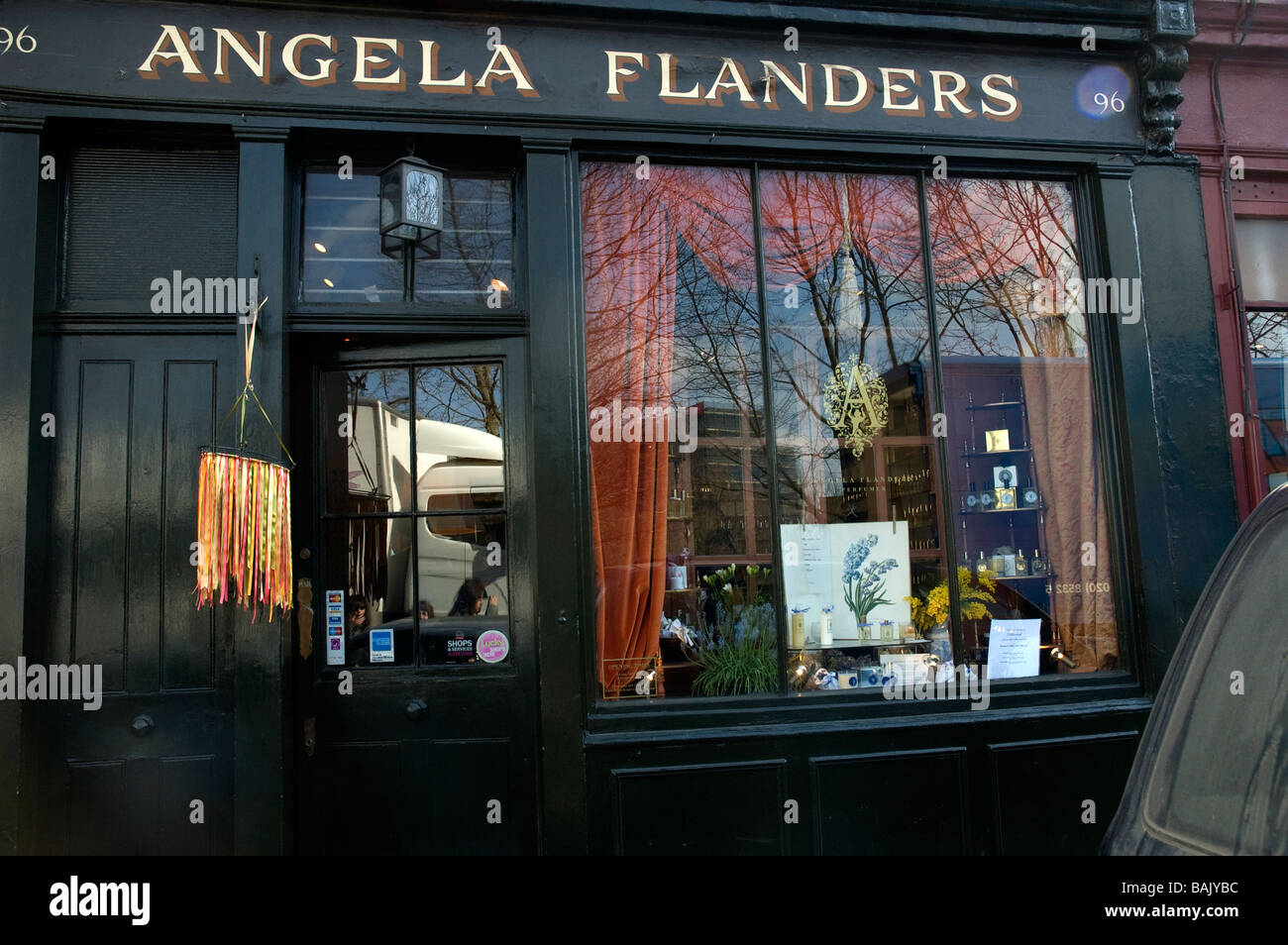 Angela Flanders charmante Geschenkeladen in Columbia Road London England Stockfoto