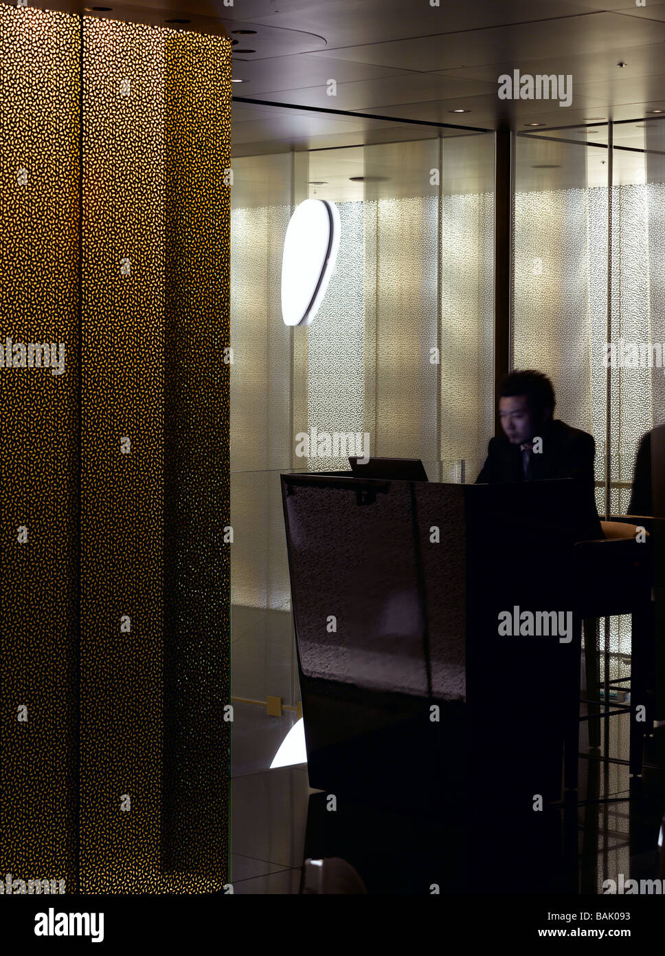 ARMANI GINZA TOWER, MASSIMILIANO FUKSAS, TOKYO, JAPAN Stockfoto
