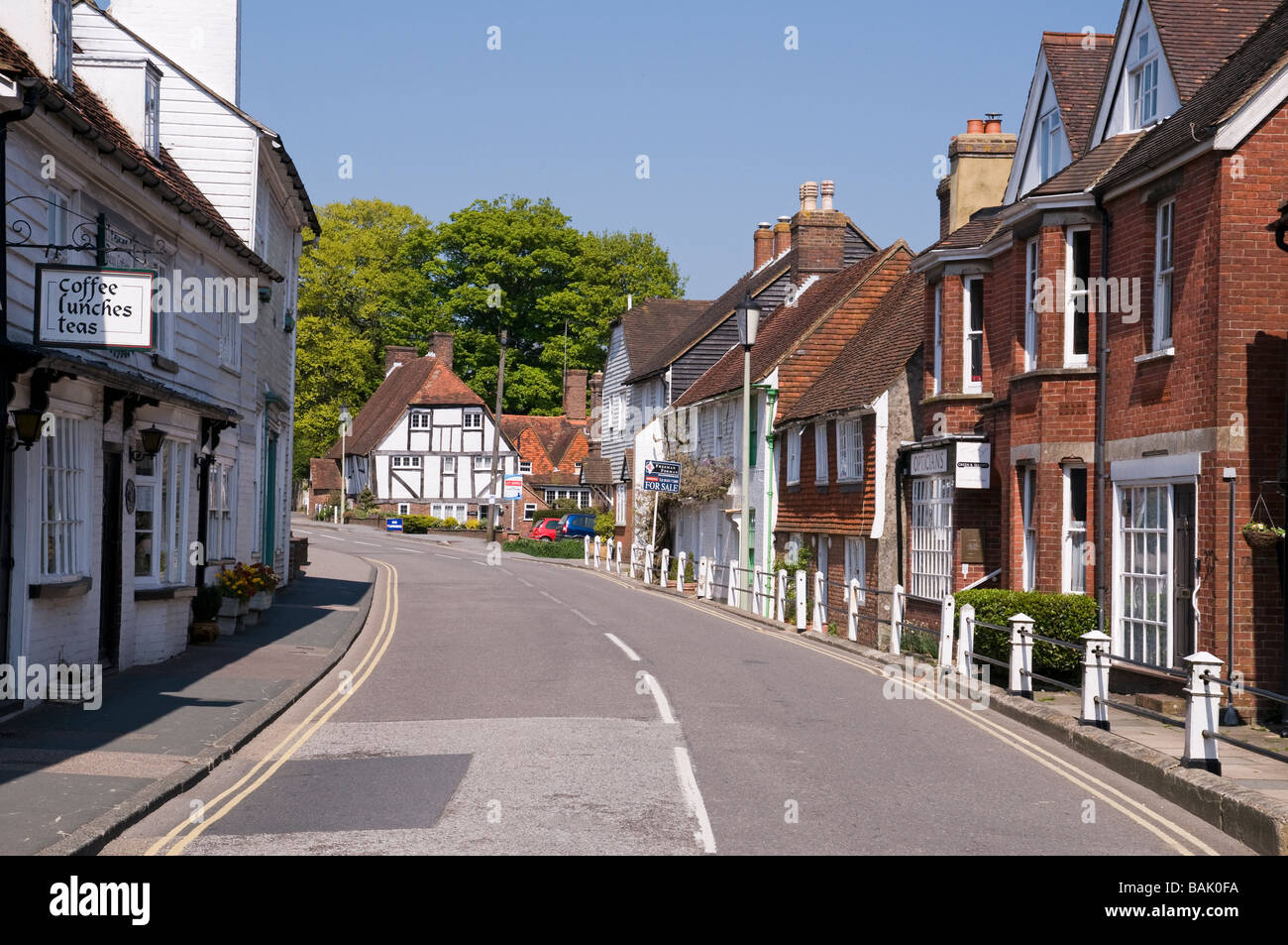 Mount Street in Battle, East Sussex, England Stockfoto