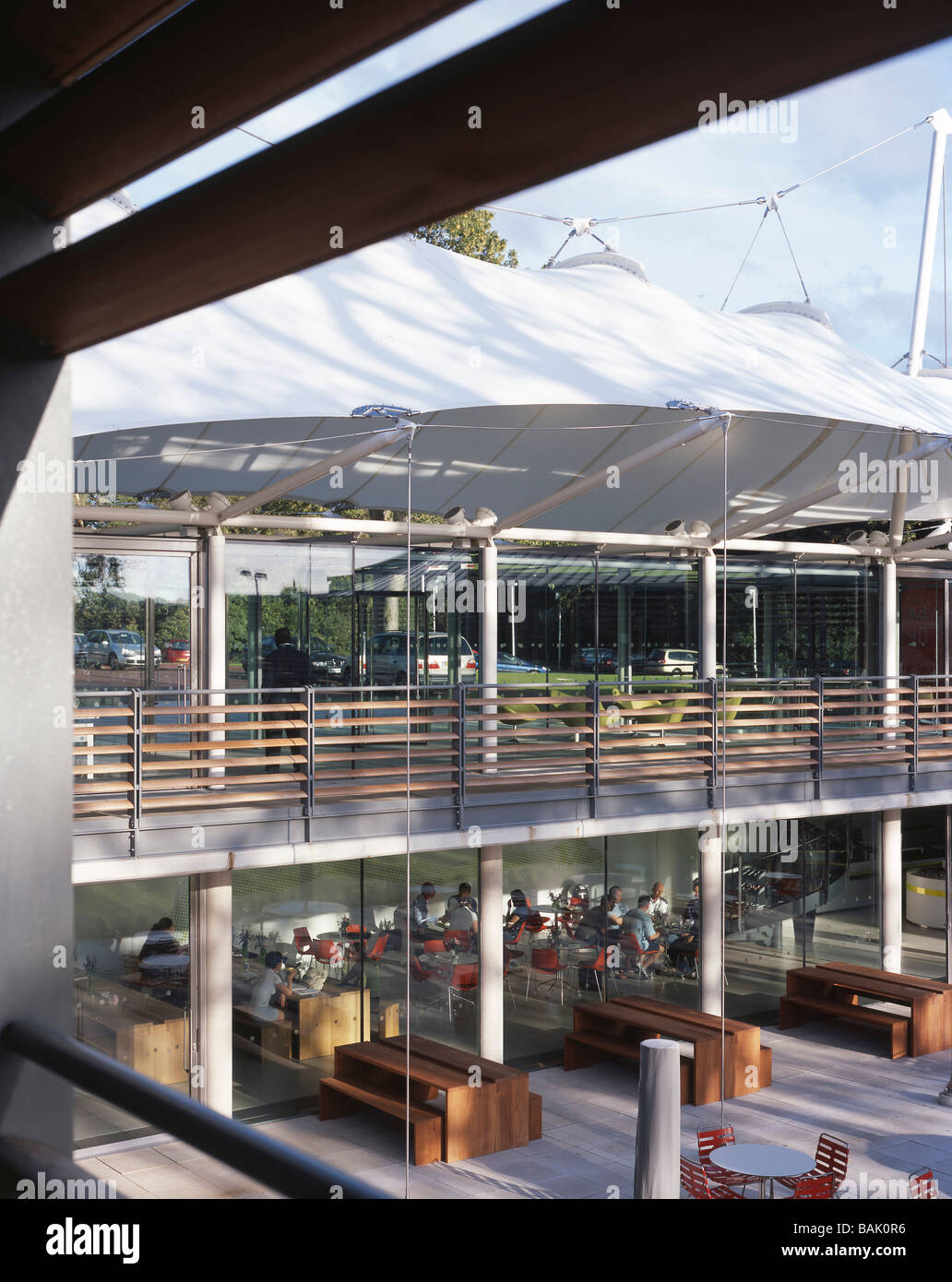 Nationalen Tenniscenter / Lawn Tennis Association Headquarters, London, Vereinigtes Königreich, Hopkins Architects, nationale Tennis Stockfoto