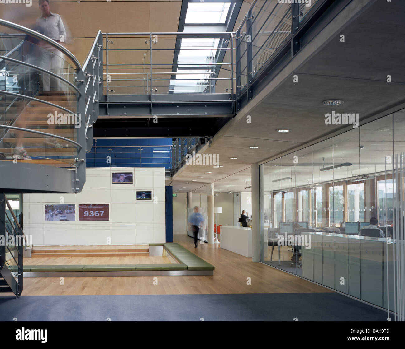 Nationalen Tenniscenter / Lawn Tennis Association Headquarters, London, Vereinigtes Königreich, Hopkins Architects, nationale Tennis Stockfoto