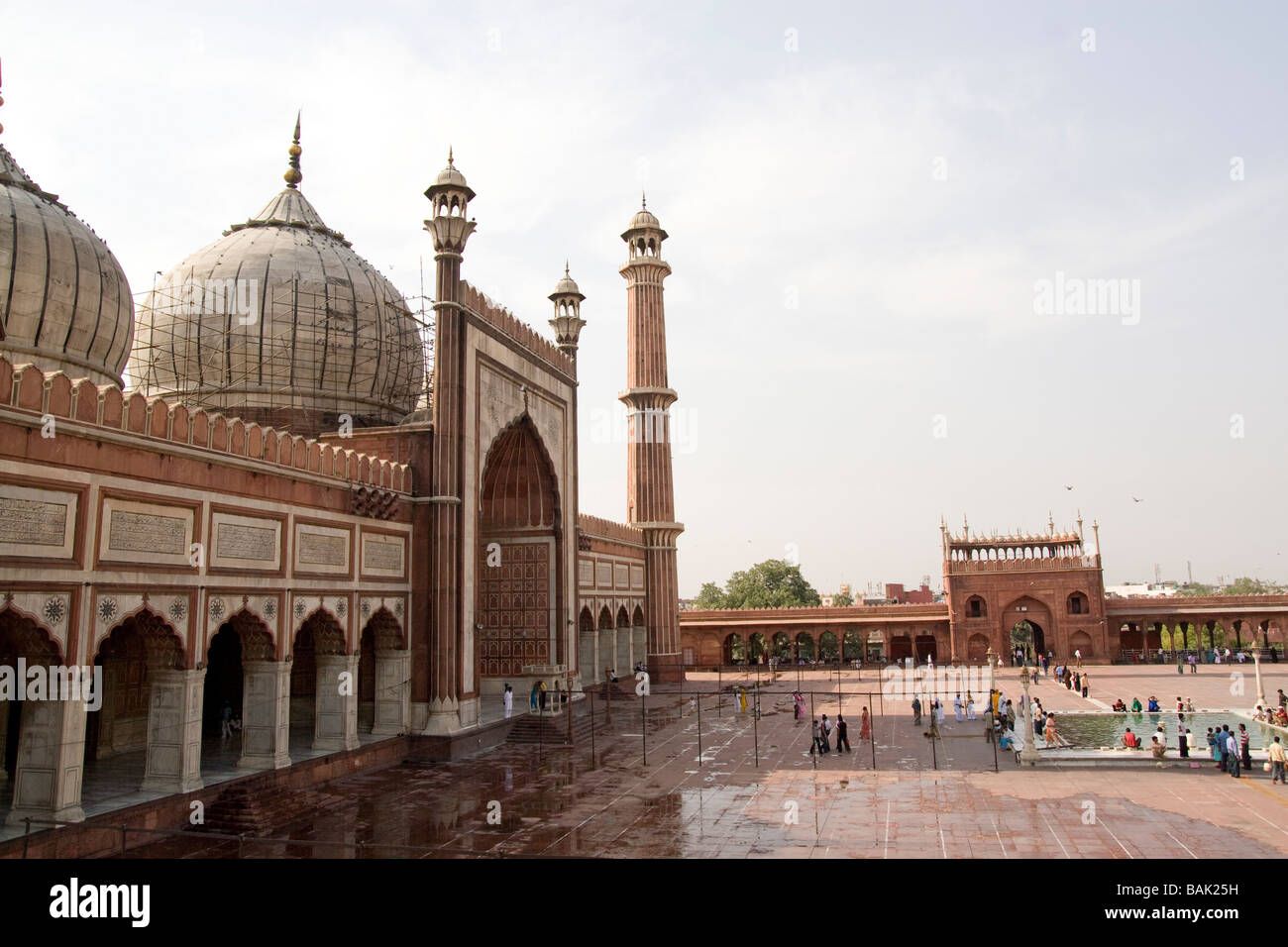Indien-Delhi das Rote Fort Perle Moschee Moti Masjid Stockfoto