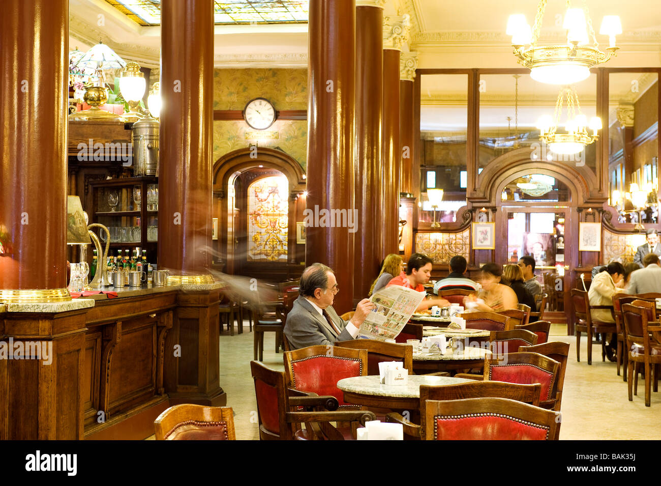 Argentinien, Buenos Aires, Tortini Cafe Stockfoto