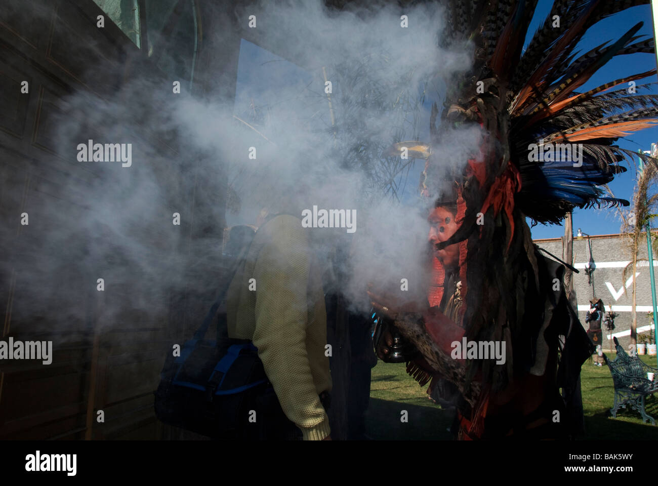 indische Ritual in Mexiko Stockfoto