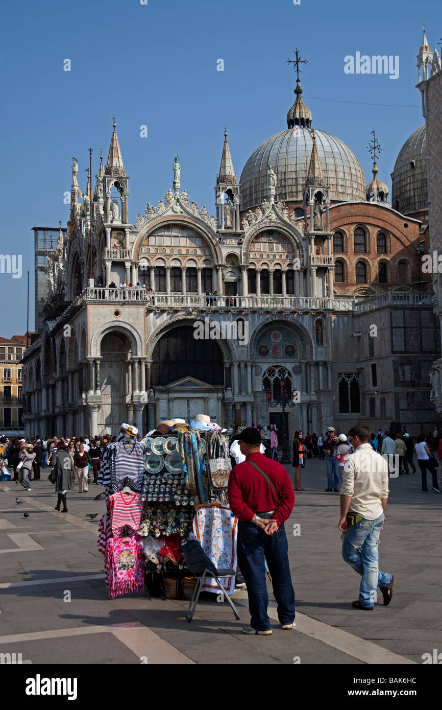 Piazetta "Piazza San Marco" Venedig Italien Stall Tourismus Stockfoto