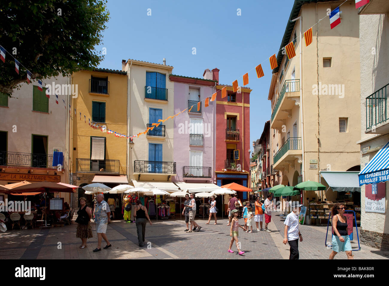 Frankreich, Pyrenäen Orientales, Collioure Stockfoto