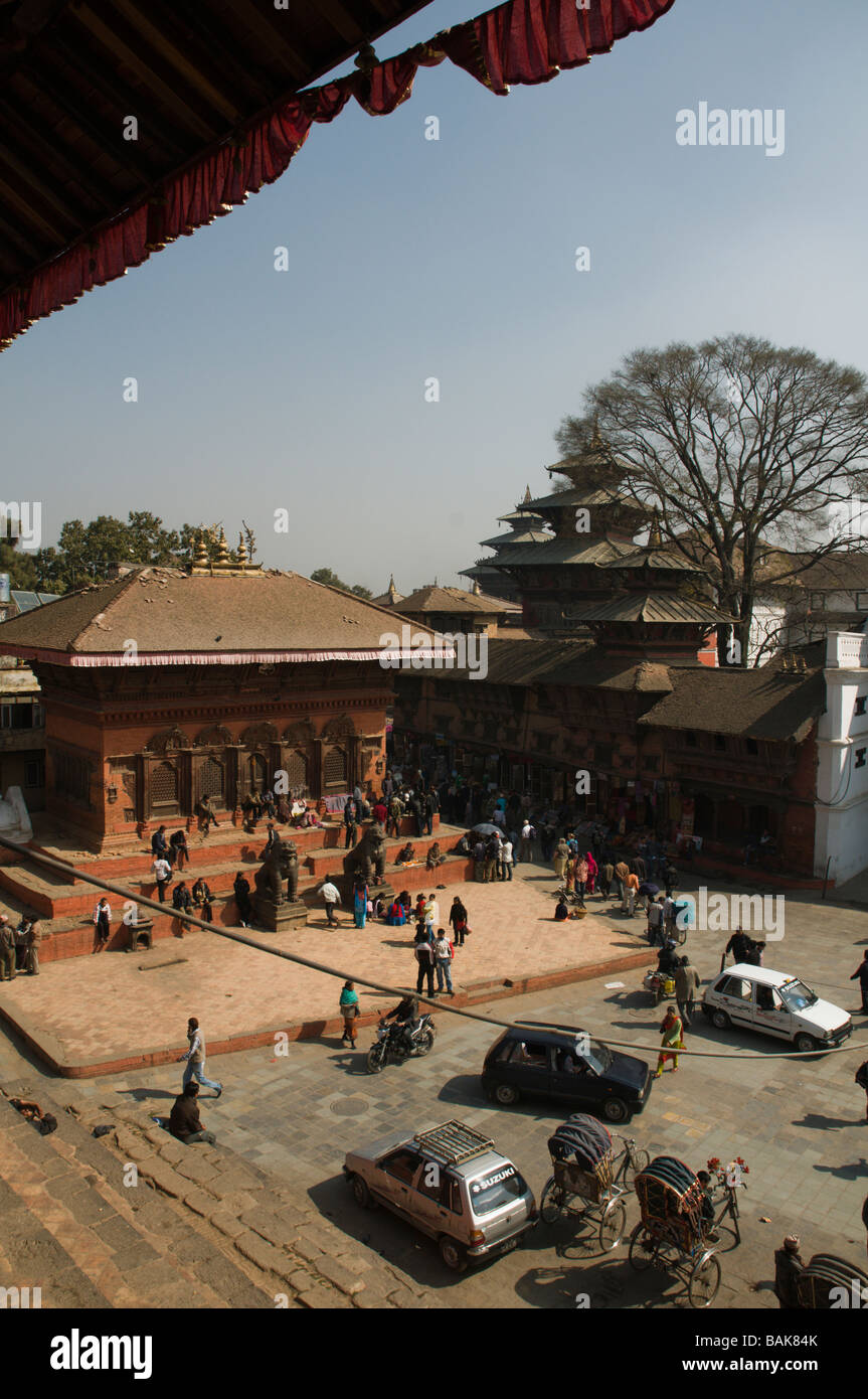 Kathmandu Durbar Sq, Nepal Stockfoto