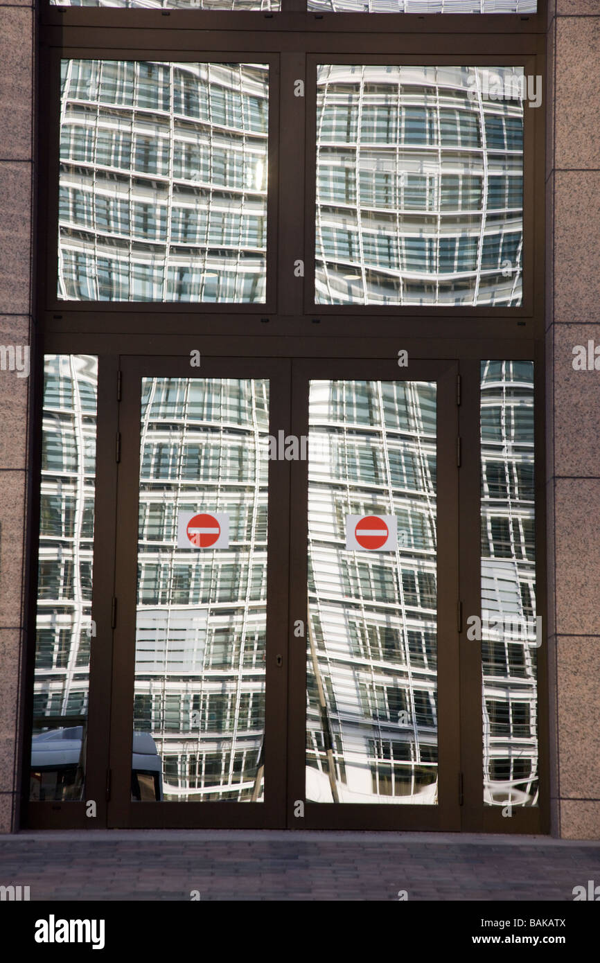 Gebäude der Europäischen Kommission in Brüssel Belgien Stockfoto