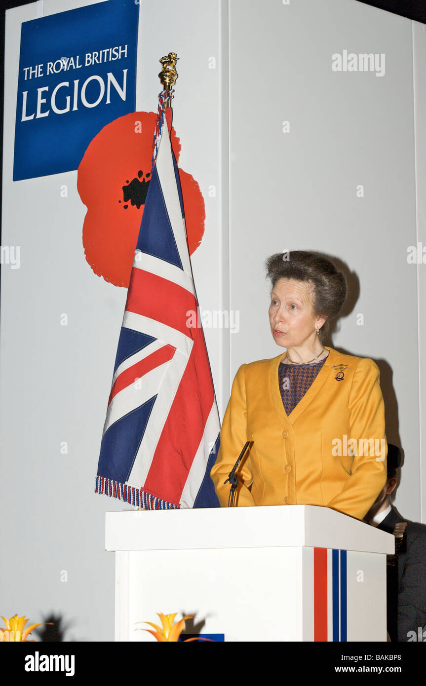 Prinzessin Anne spricht die RBL-Konferenz in Eastbourne an Stockfoto