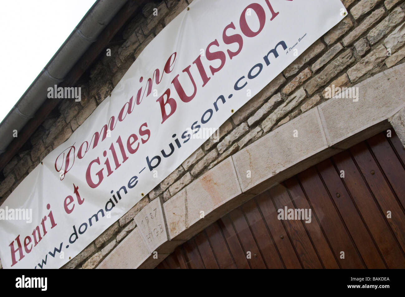 Dom-h & g Buisson St Romain Côte de Beaune Burgund Frankreich Stockfoto