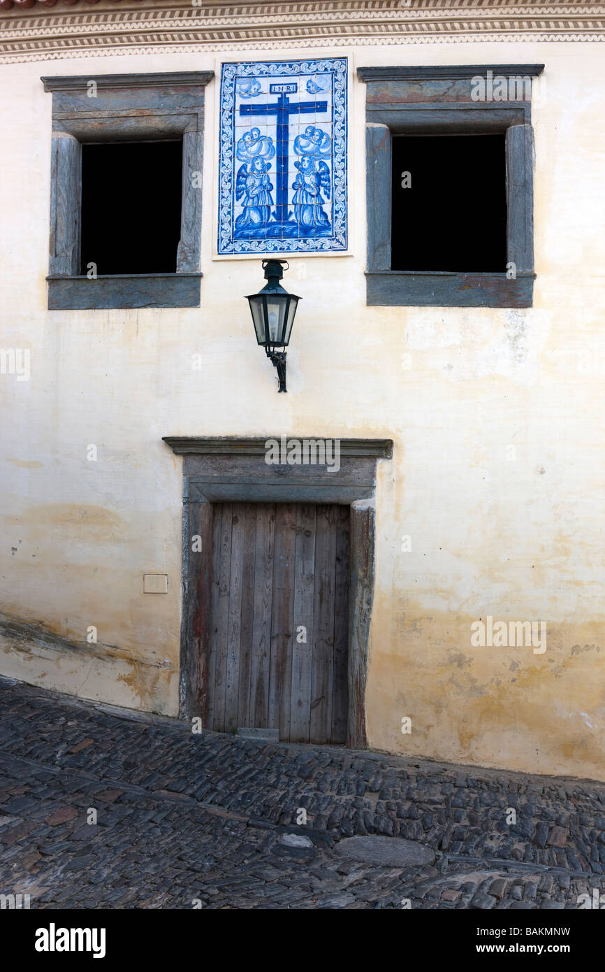 Monsaraz - Bergdorf. Alentejo. Portugal. Europa Stockfoto