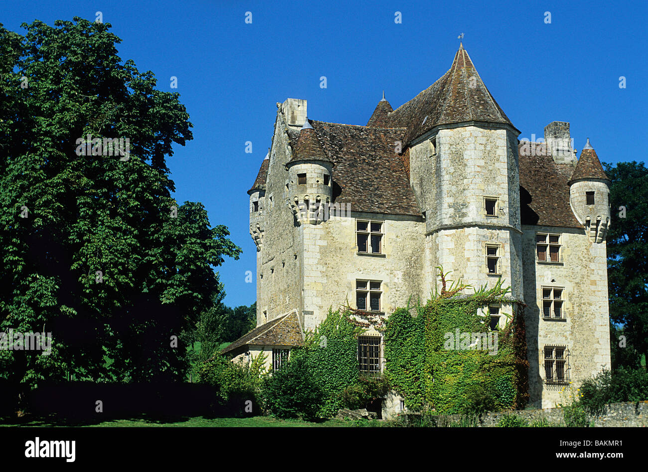 Frankreich, Eure et Loir, le Perche, Courboyer Villa vom 15. Jahrhundert Stockfoto