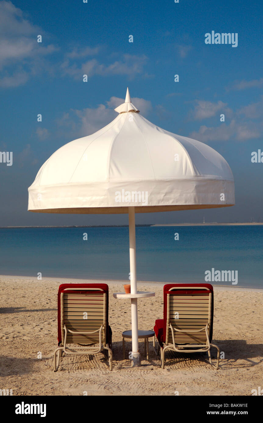 Beach Resort, Dubai, Vereinigte Arabische Emirate Stockfoto