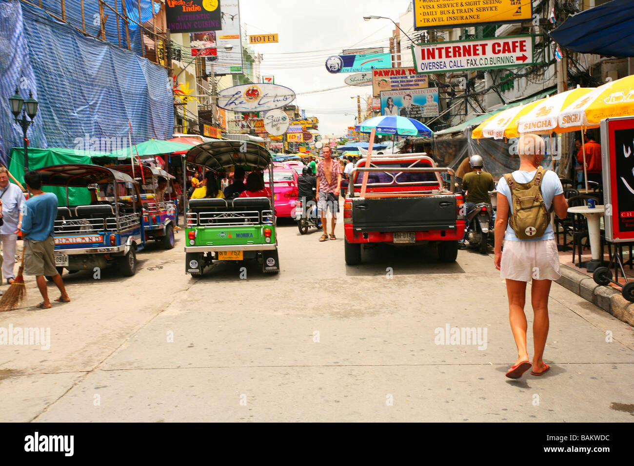Khao San Road, Bangkok, Thailand Stockfoto