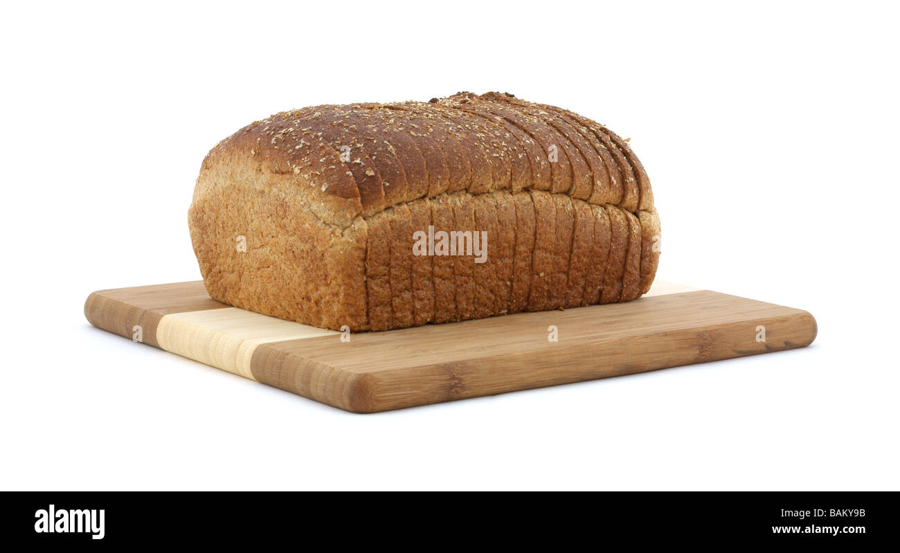 Laib Vollkornbrot Stockfoto