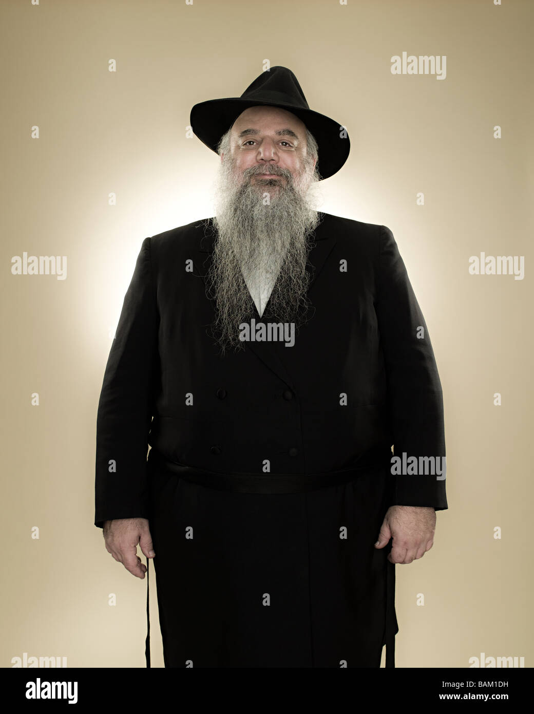 Porträt eines Rabbiners Stockfoto