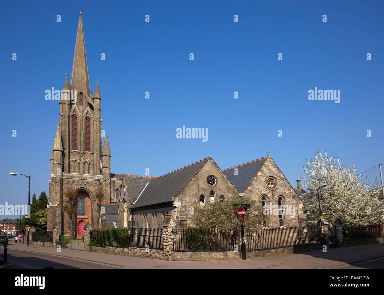 Kirche St John The Evangelist (Johanniskraut) in St. John Street Bury St Edmunds, Suffolk, UK Stockfoto
