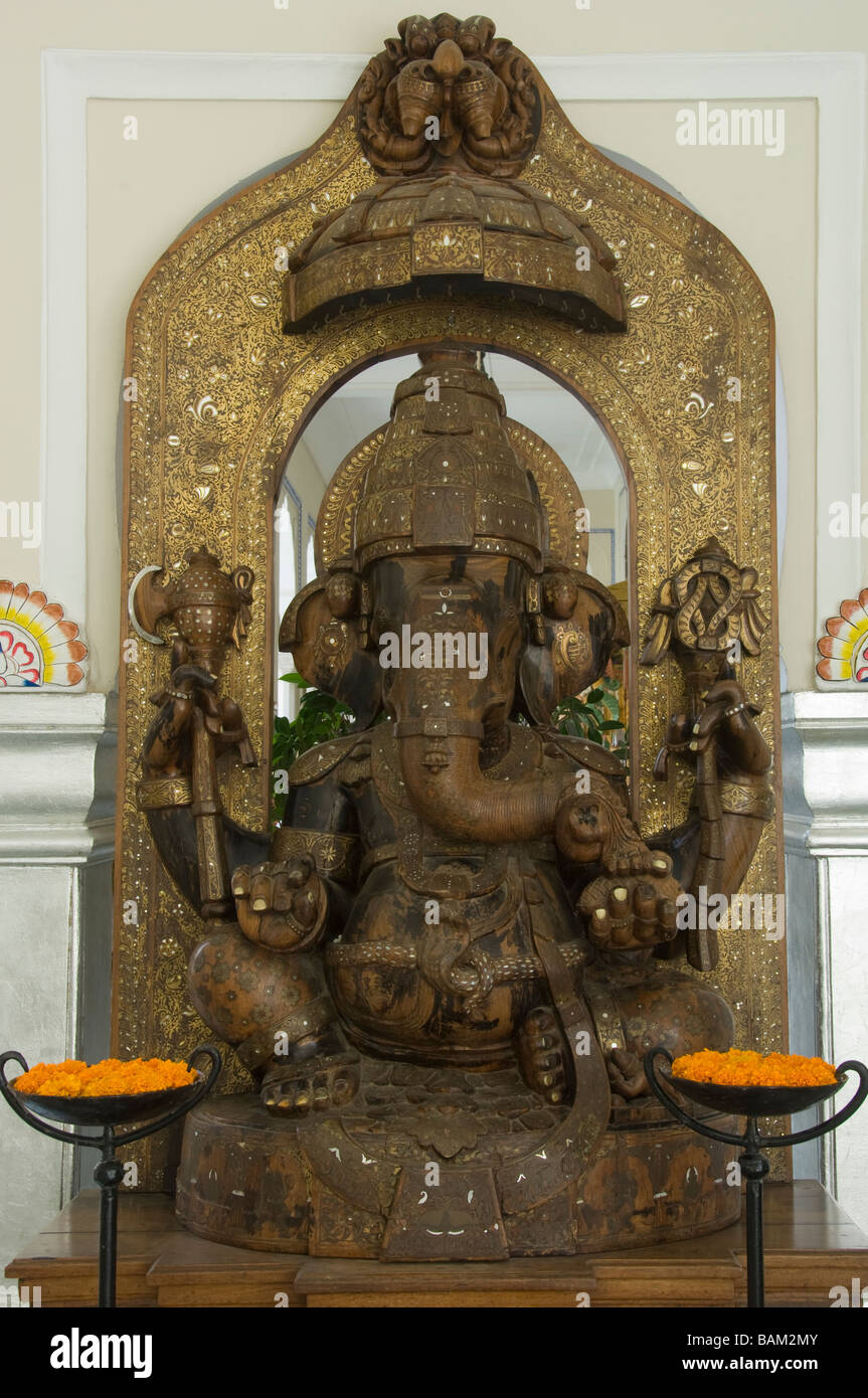 Ganesh-Statue Jaipur Rajasthan Indien Stockfoto