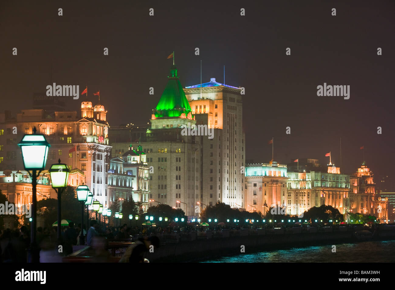 Der Bund in der Nacht Stockfoto Der Bund in der Nacht Stockfoto