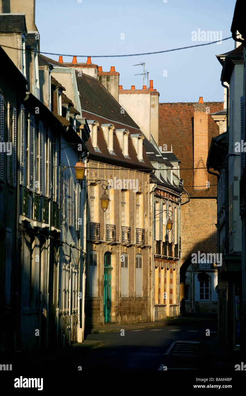 Frankreich, Allier, Bourbonnais, Moulins Sur Allier, Rue Diderot Stockfoto