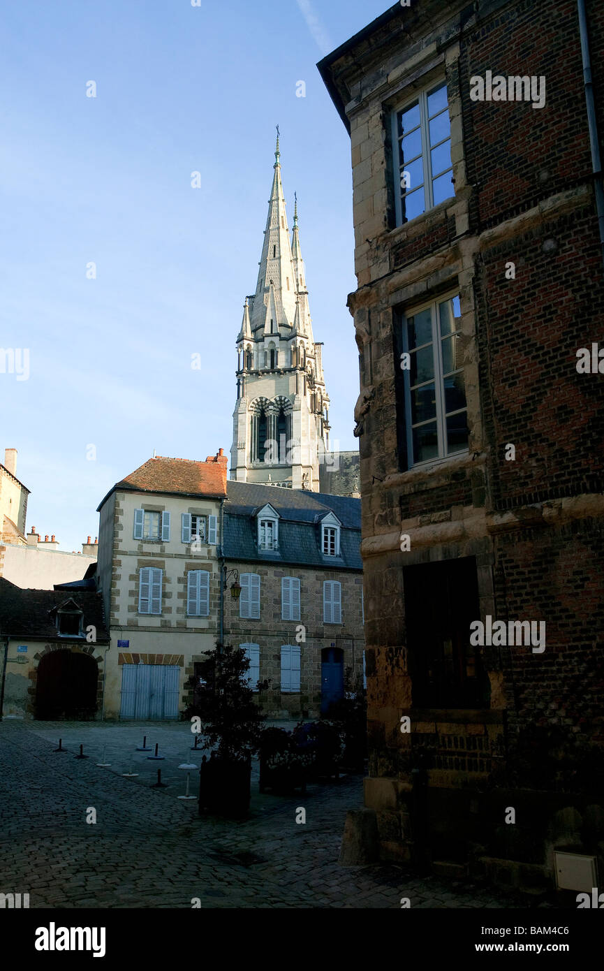 Frankreich, Allier, Bourbonnais, Moulins Sur Allier, Kathedrale Notre-Dame Stockfoto